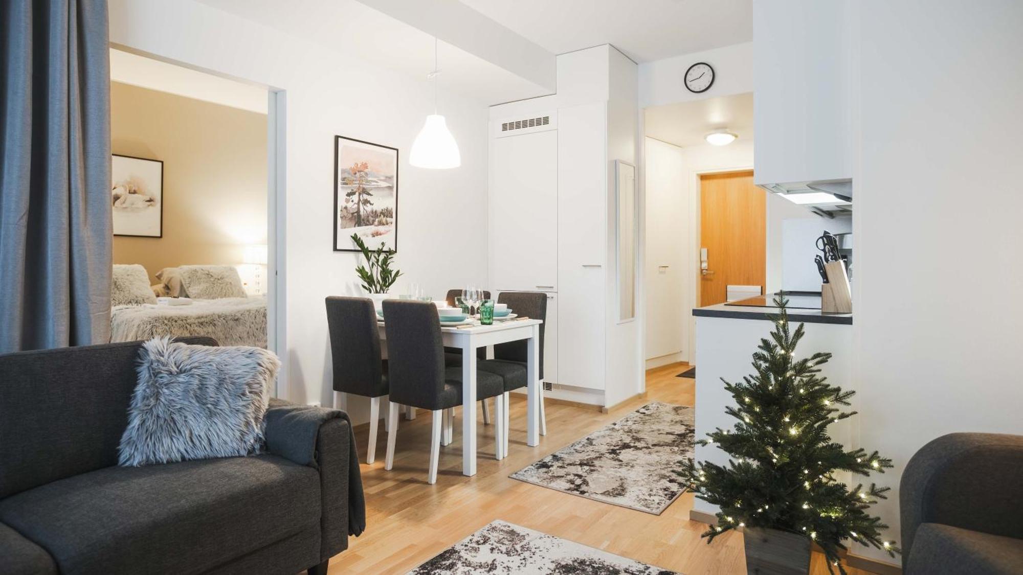 Cozy City Apartment With Sauna Рованіемі Екстер'єр фото